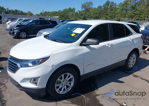 2020 Chevrolet Equinox Fwd Ls из США, поврежденный, VIN 3GNAXHEV1LS667537